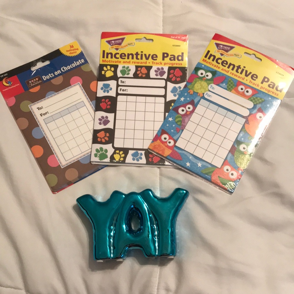 Incentive Pads and Yay Sign
